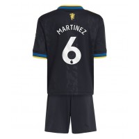 Manchester United Lisandro Martinez #6 Tretí Detský futbalový dres 2025-26 Krátky Rukáv (+ trenírky)